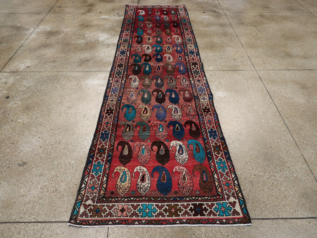 Vintage Persian Malayer Runner (Pair: 2 of 2), No.31067 - Gsblank