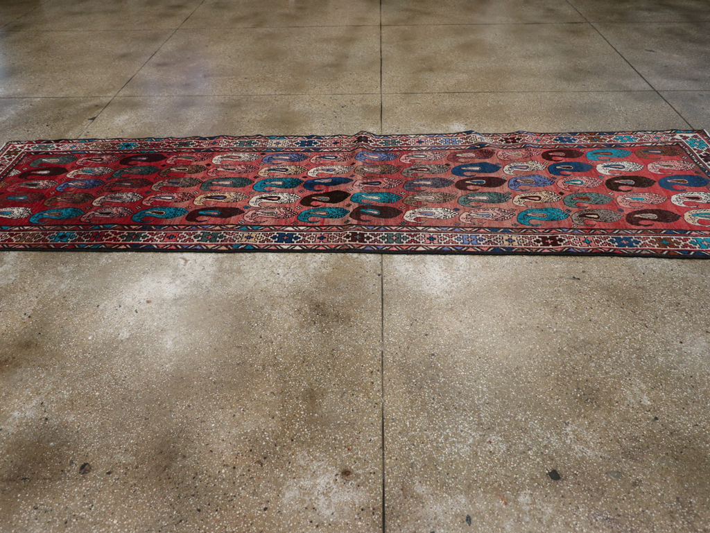 Vintage Persian Malayer Runner (Pair: 2 of 2), No.31067 - Gsblank