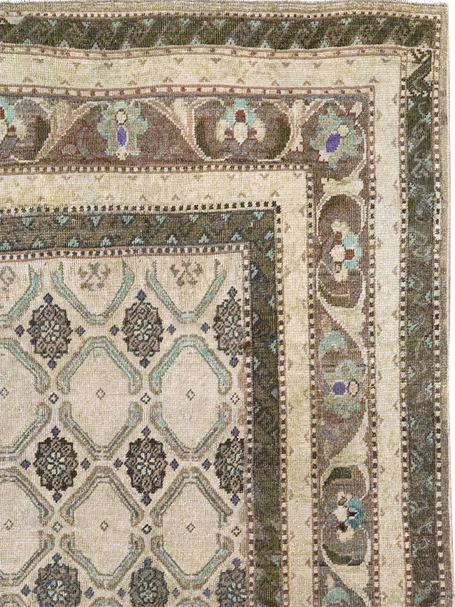 Vintage Persian Mahal Gallery Rug, No.31070 - Gsblank