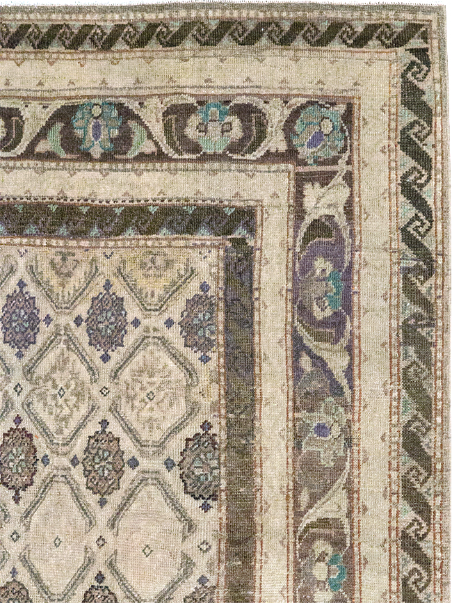 Vintage Persian Mahal Gallery Rug, No.31070 - Gsblank