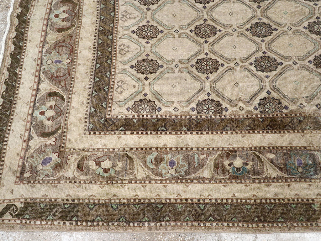 Vintage Persian Mahal Gallery Rug, No.31070 - Gsblank