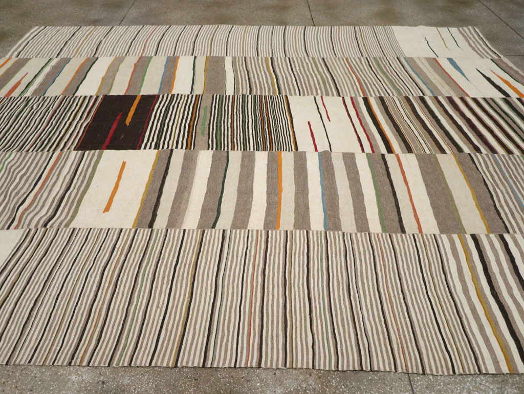 Vintage Persian Flatweave Kilim, No.31074 - Gsblank
