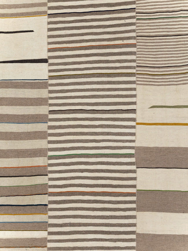 Contemporary Turkish Flatweave Kilim Room Size Carpet, No.31075 - Gsblank