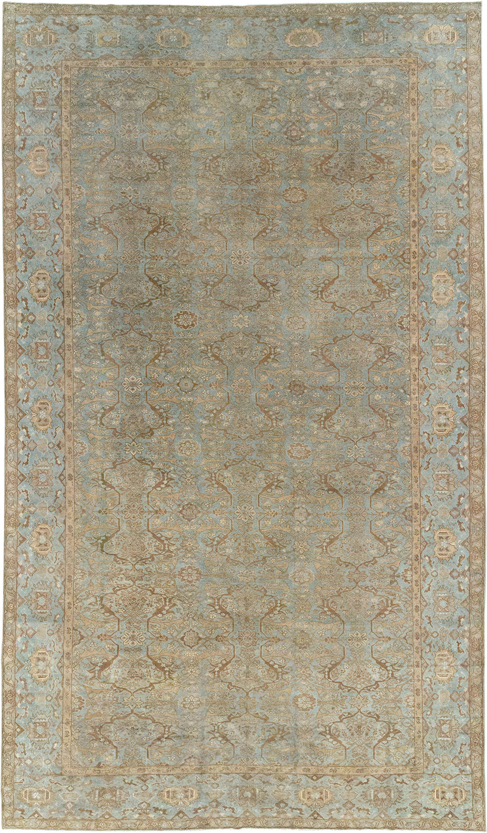Antique Persian Malayer Large Carpet, No.31077 - Gsblank