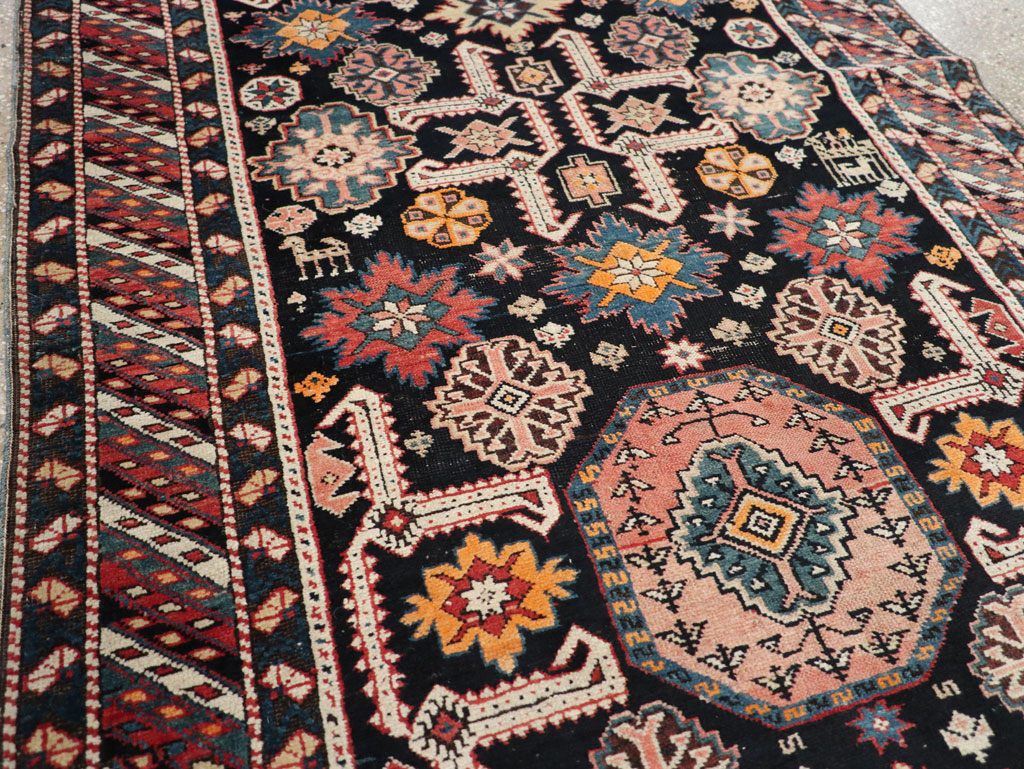 Antique Caucasian Perpedil Long Runner, No.31083 - Gsblank