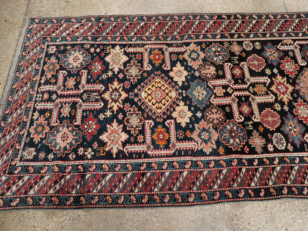 Antique Caucasian Perpedil Long Runner, No.31083 - Gsblank