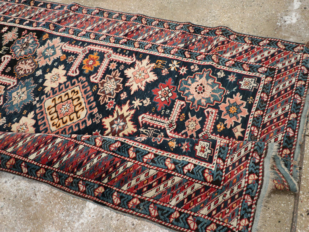 Antique Caucasian Perpedil Long Runner, No.31083 - Gsblank