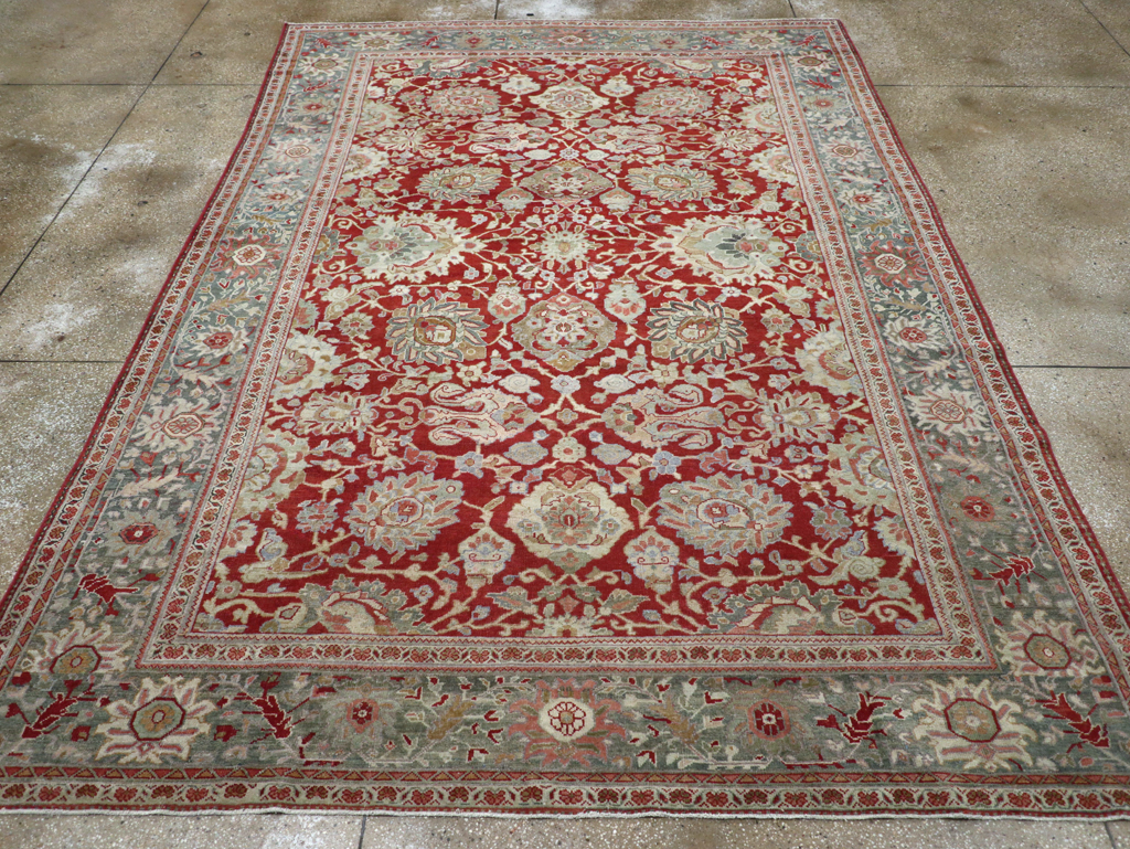 Antique Persian Mahal Carpet, No.31085 - Gsblank