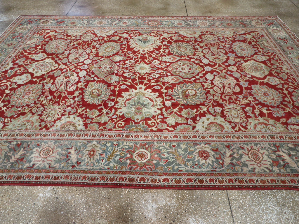 Antique Persian Mahal Carpet, No.31085 - Gsblank