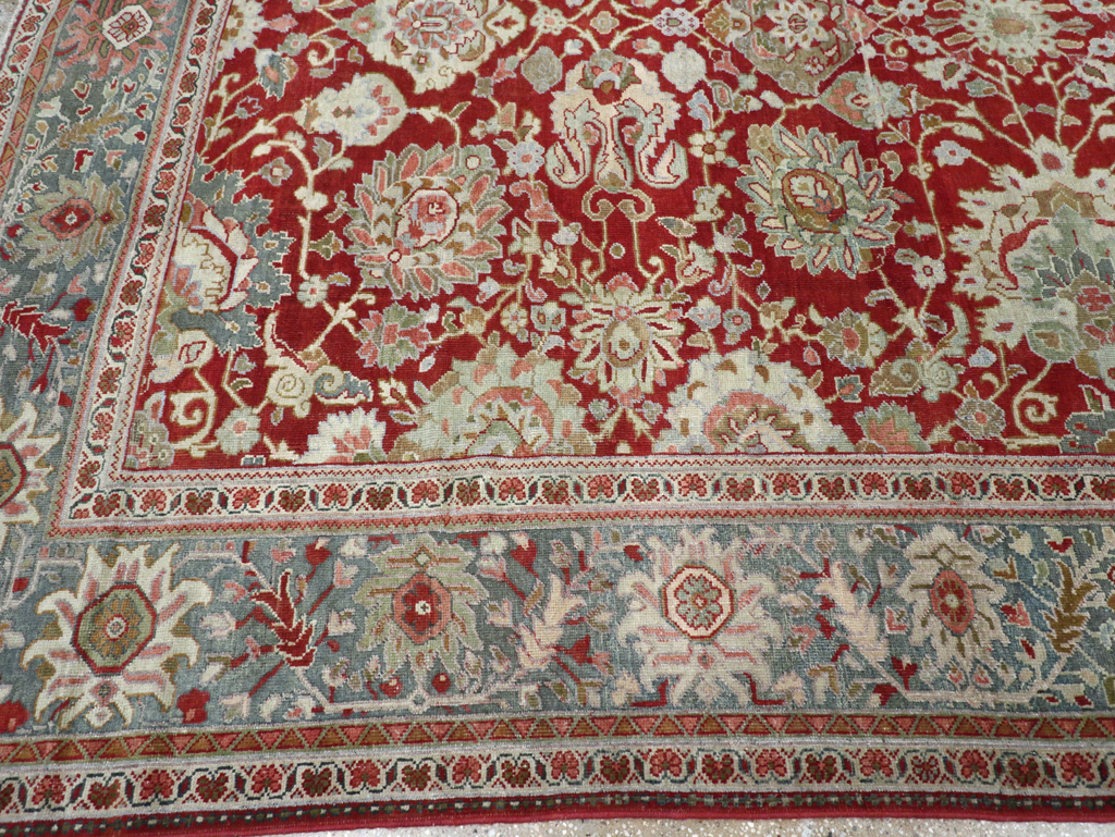 Antique Persian Mahal Carpet, No.31085 - Gsblank