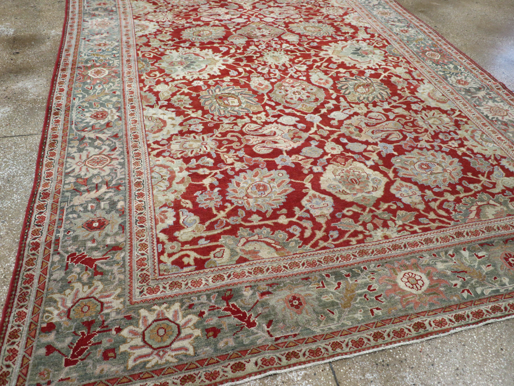 Antique Persian Mahal Carpet, No.31085 - Gsblank