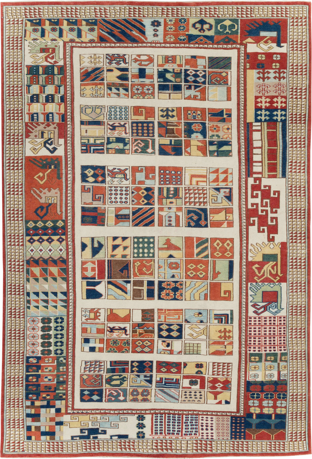 Vintage Turkish Anatolian Accent Carpet, No.31097 - Gsblank