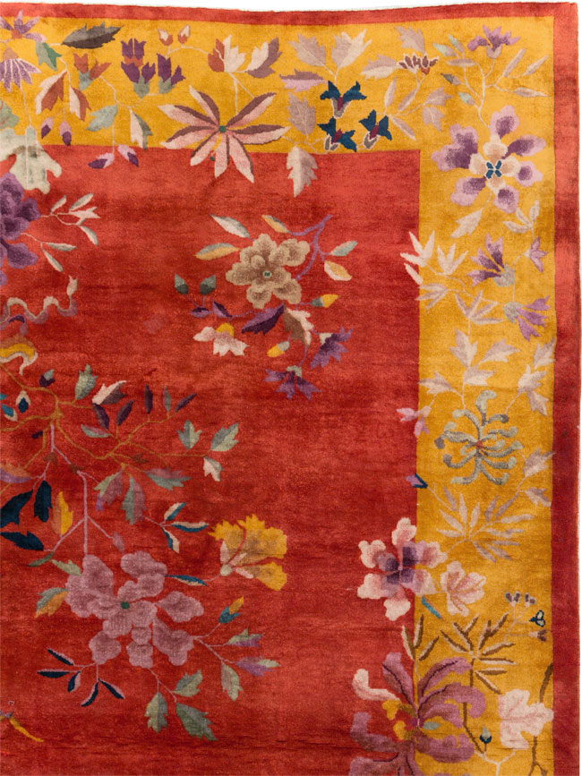 Vintage Chinese Art Deco Room Size Carpet, No.31098 - Gsblank