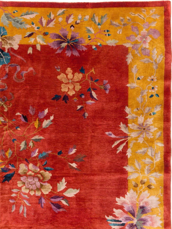 Vintage Chinese Art Deco Room Size Carpet, No.31098 - Gsblank