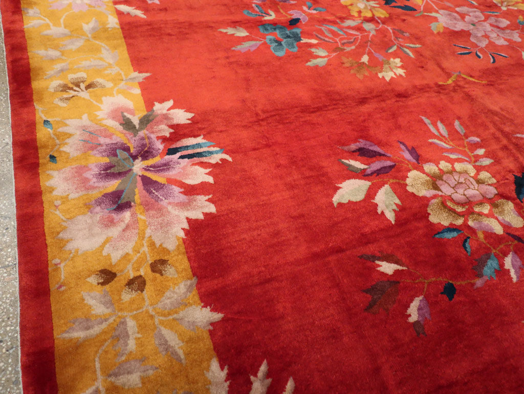 Vintage Chinese Art Deco Room Size Carpet, No.31098 - Gsblank