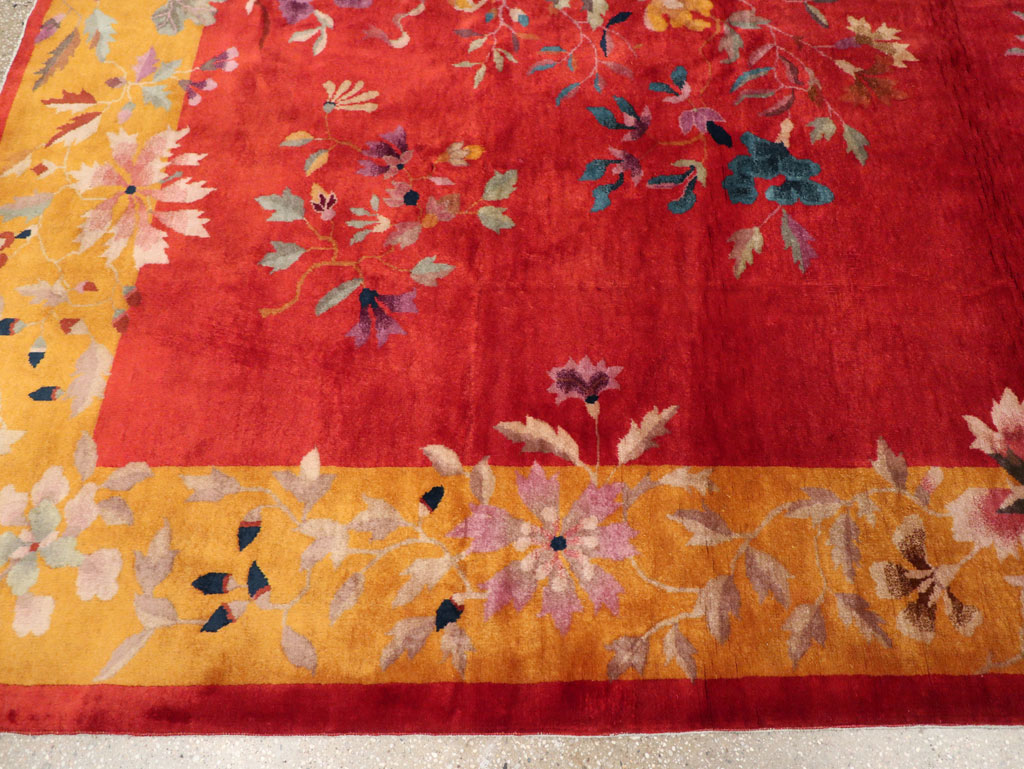 Vintage Chinese Art Deco Room Size Carpet, No.31098 - Gsblank