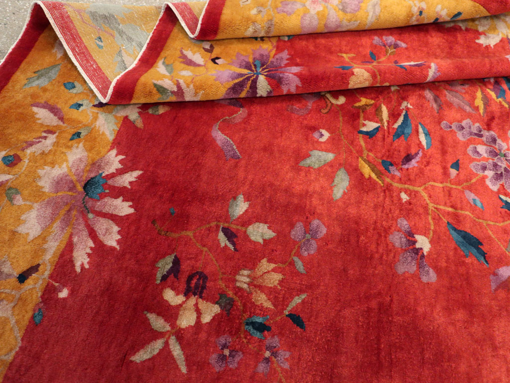 Vintage Chinese Art Deco Room Size Carpet, No.31098 - Gsblank