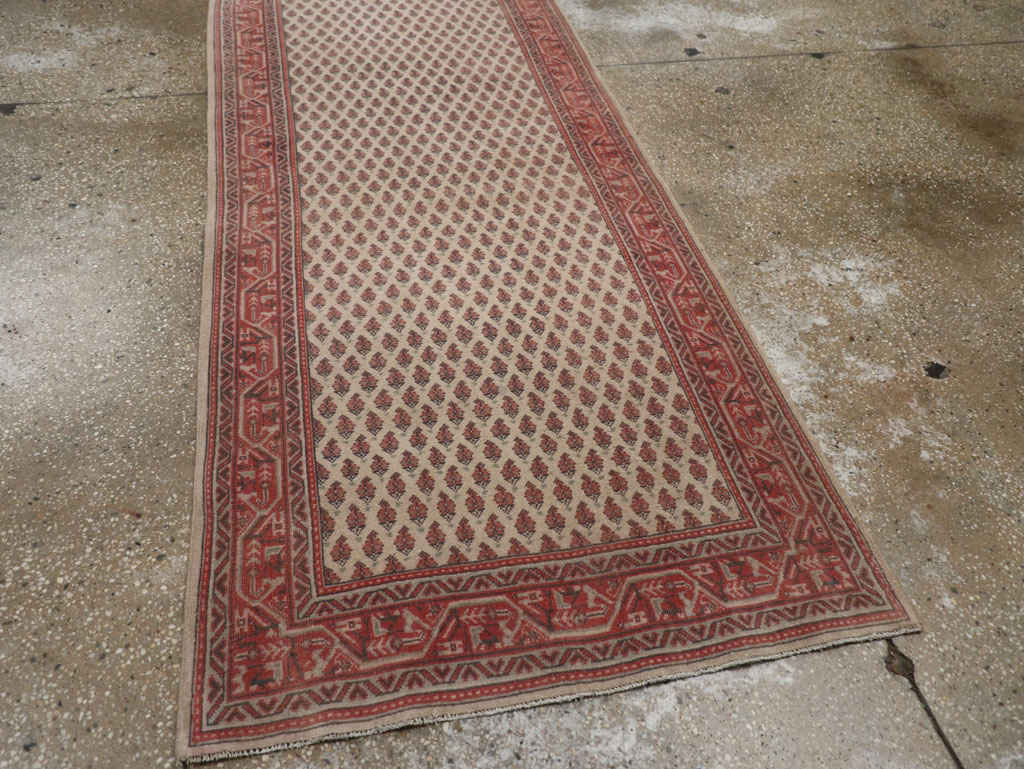 Vintage Persian Mir Long Runner, No.31100 - Gsblank