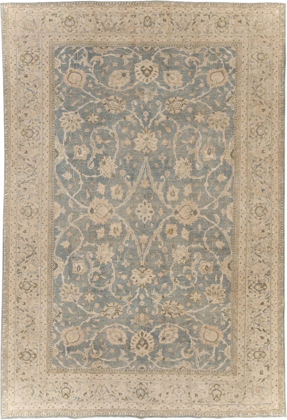 Vintage Persian Mahal Accent Carpet, No.31101 - Gsblank