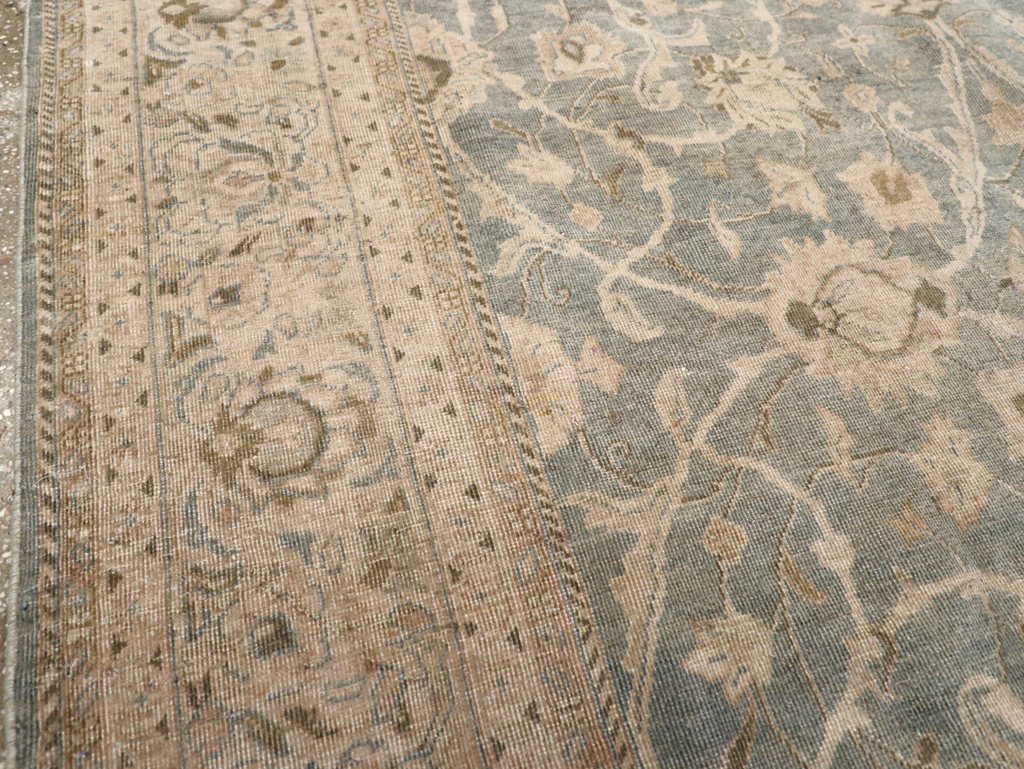 Vintage Persian Mahal Accent Carpet, No.31101 - Gsblank