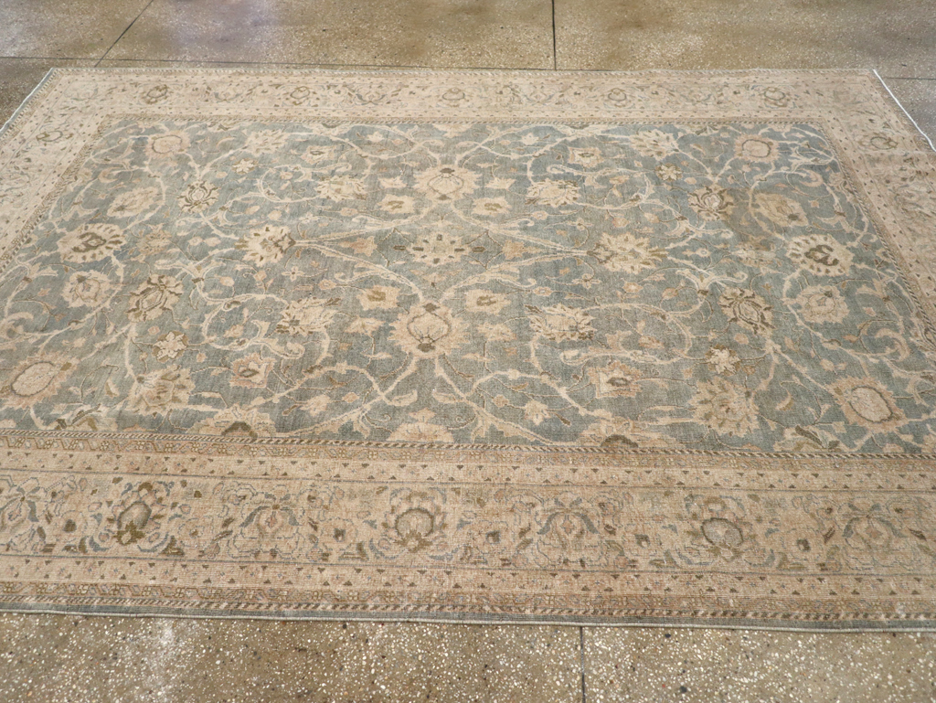 Vintage Persian Mahal Accent Carpet, No.31101 - Gsblank
