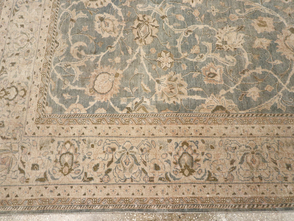 Vintage Persian Mahal Accent Carpet, No.31101 - Gsblank
