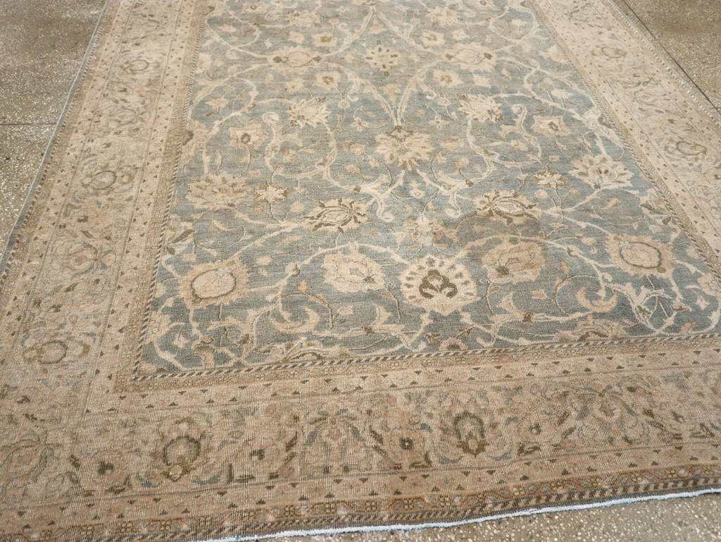 Vintage Persian Mahal Accent Carpet, No.31101 - Gsblank