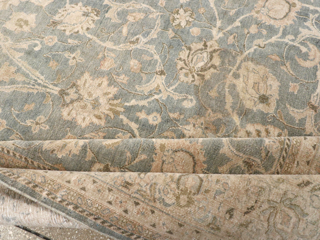 Vintage Persian Mahal Accent Carpet, No.31101 - Gsblank