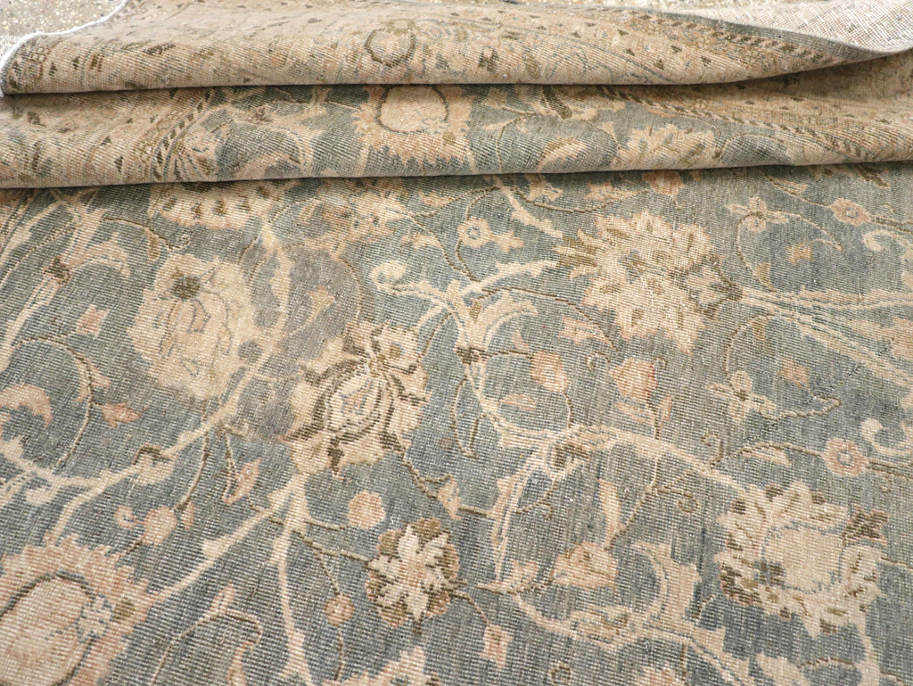 Vintage Persian Mahal Accent Carpet, No.31101 - Gsblank