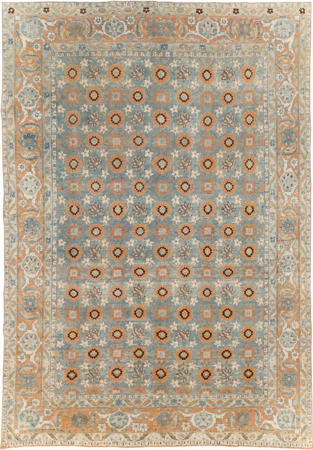 Antique Persian Veramin Small Room Size Rug, No.31102 - Gsblank