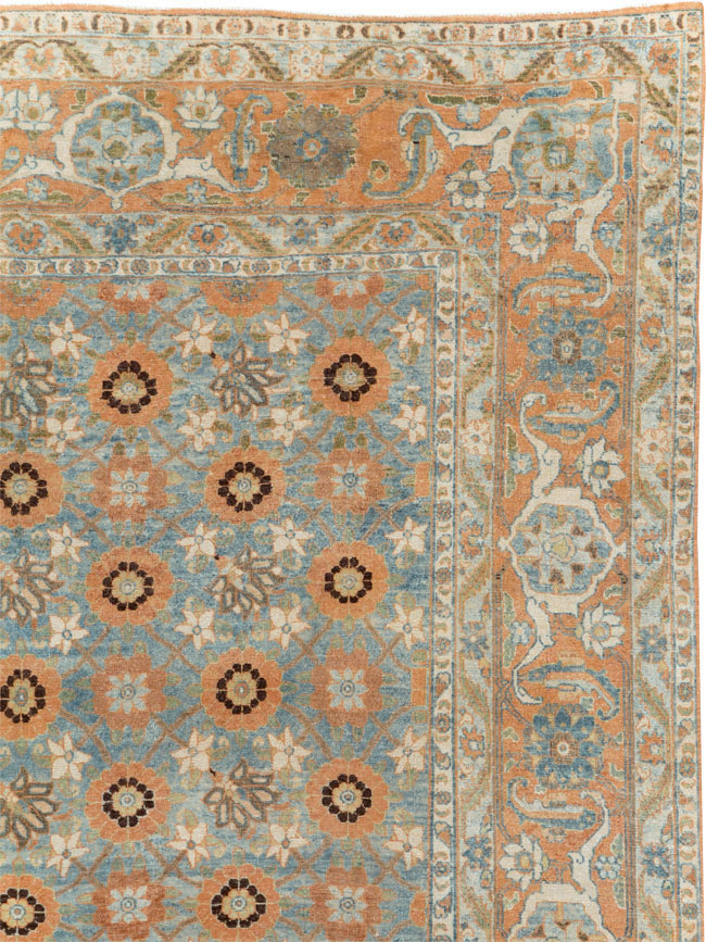 Antique Persian Veramin Small Room Size Rug, No.31102 - Gsblank