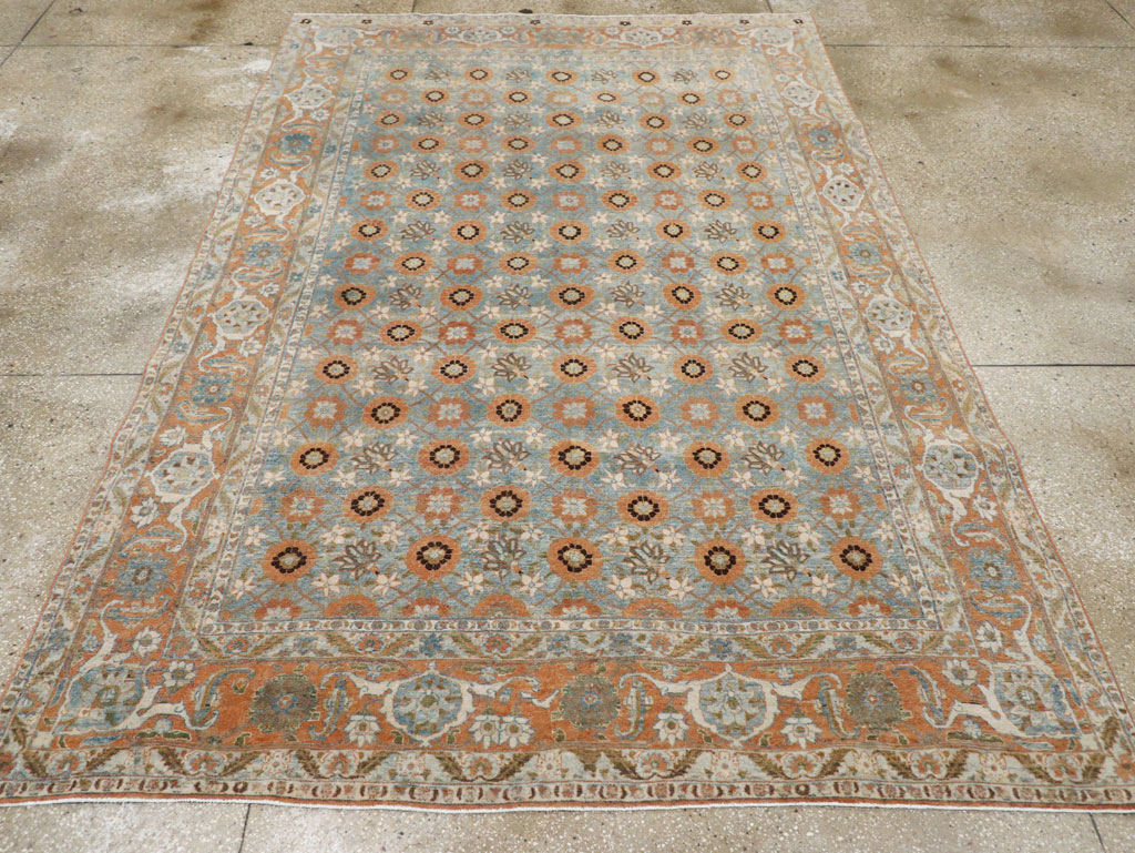 Antique Persian Veramin Small Room Size Rug, No.31102 - Gsblank