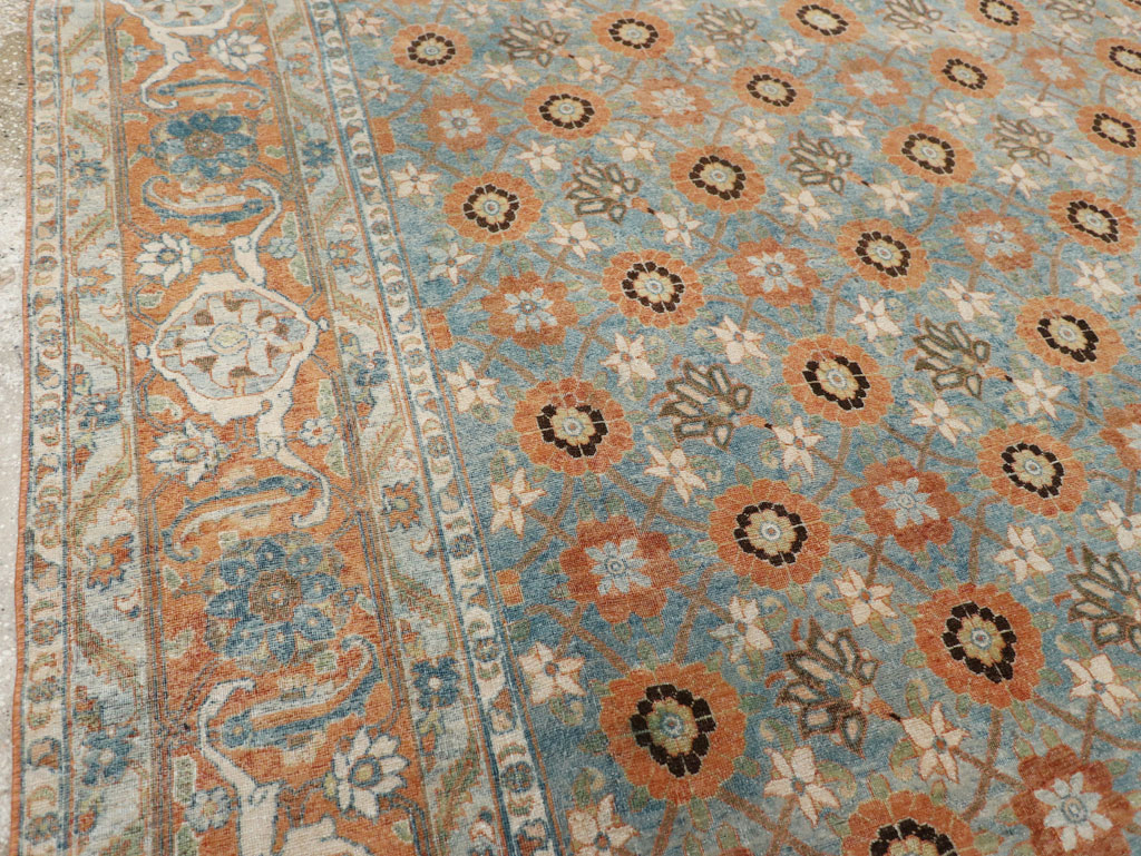 Antique Persian Veramin Small Room Size Rug, No.31102 - Gsblank
