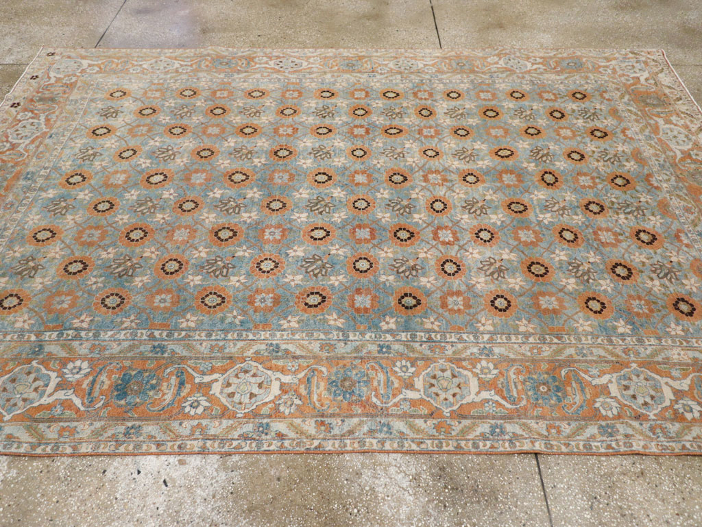 Antique Persian Veramin Small Room Size Rug, No.31102 - Gsblank