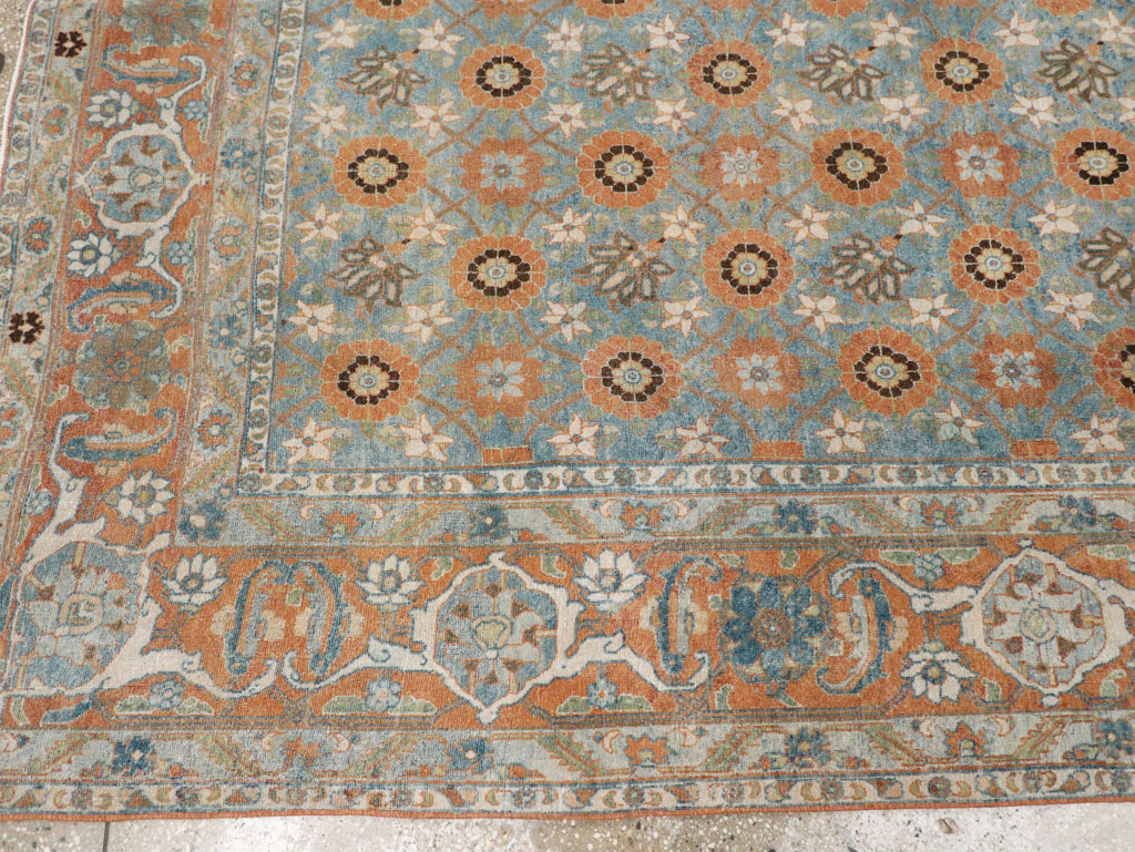 Antique Persian Veramin Small Room Size Rug, No.31102 - Gsblank