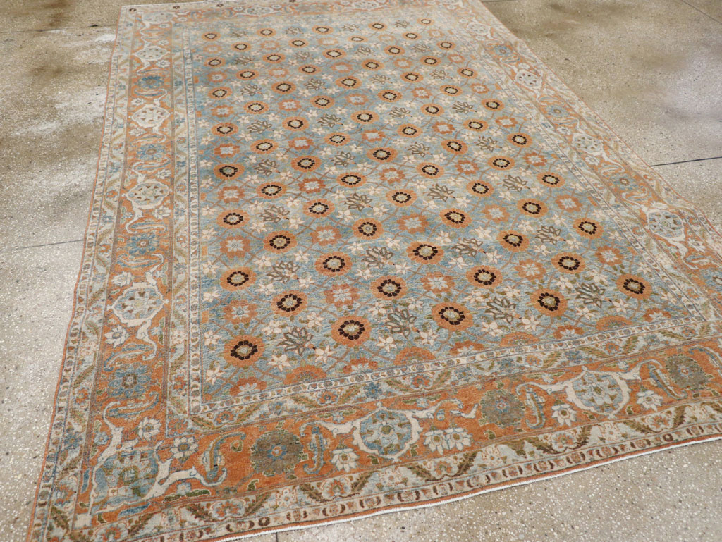 Antique Persian Veramin Small Room Size Rug, No.31102 - Gsblank