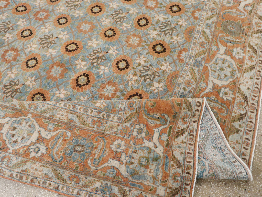 Antique Persian Veramin Small Room Size Rug, No.31102 - Gsblank