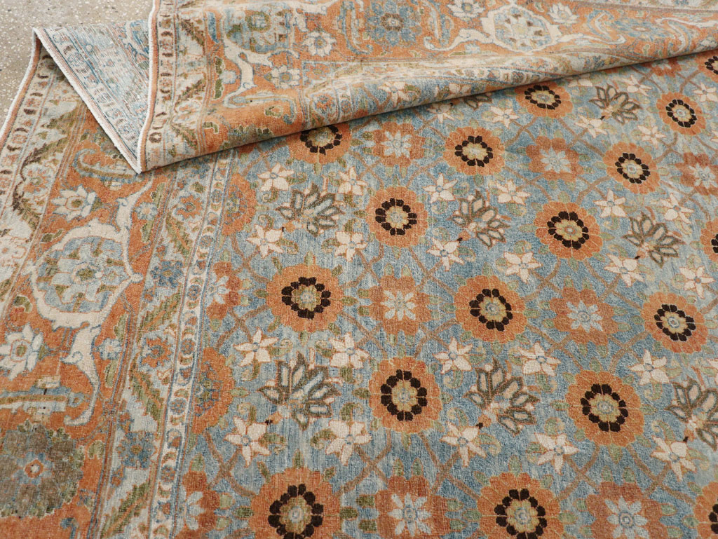 Antique Persian Veramin Small Room Size Rug, No.31102 - Gsblank