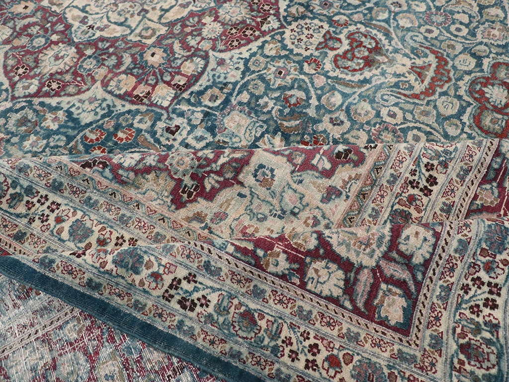 Antique Persian Mashad Large Room Size Carpet, No.31105 - Gsblank