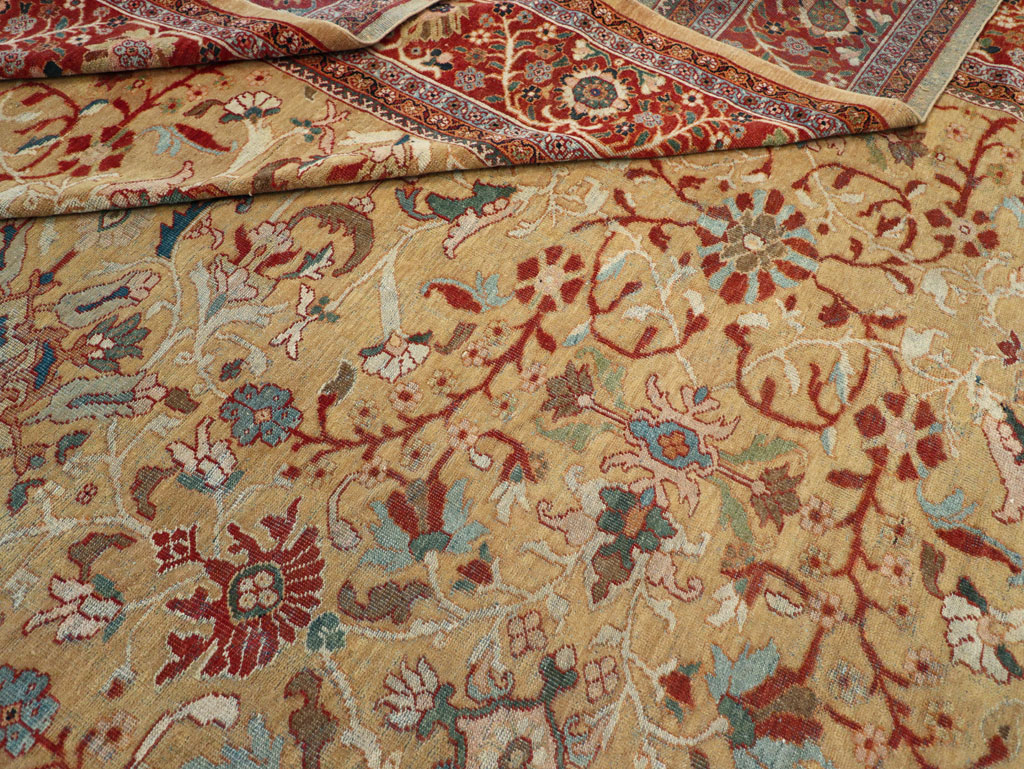 Antique Persian Mahal Oversize Carpet, No.31106 - Gsblank