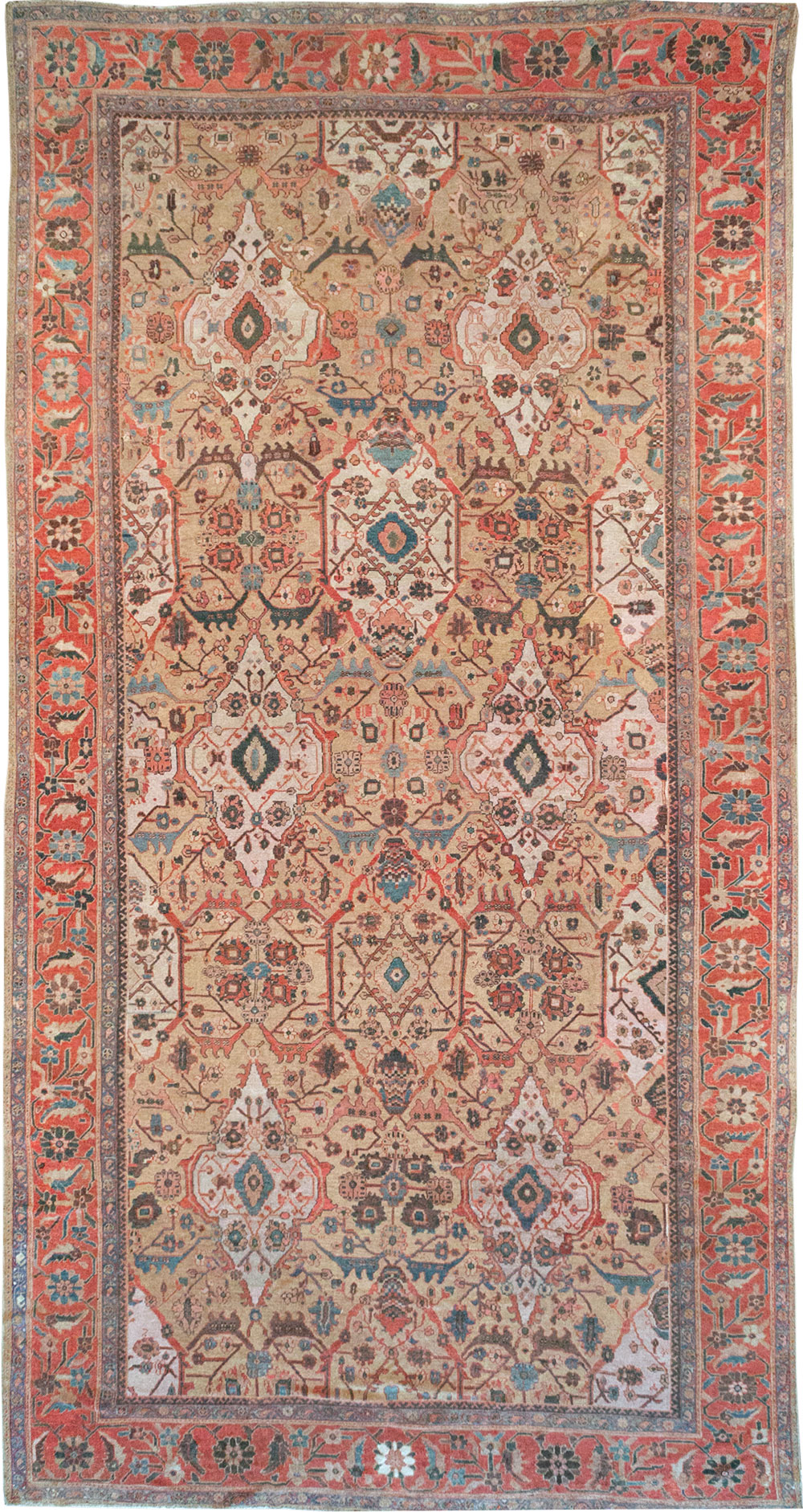 Antique Persian Sultanabad Oversize Carpet, No.31109 - Gsblank