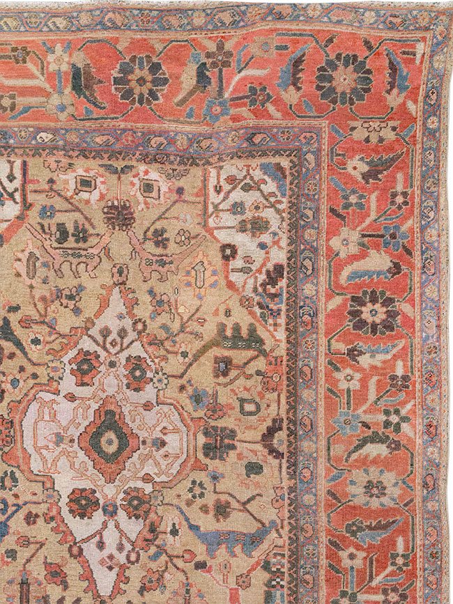 Antique Persian Sultanabad Oversize Carpet, No.31109 - Gsblank