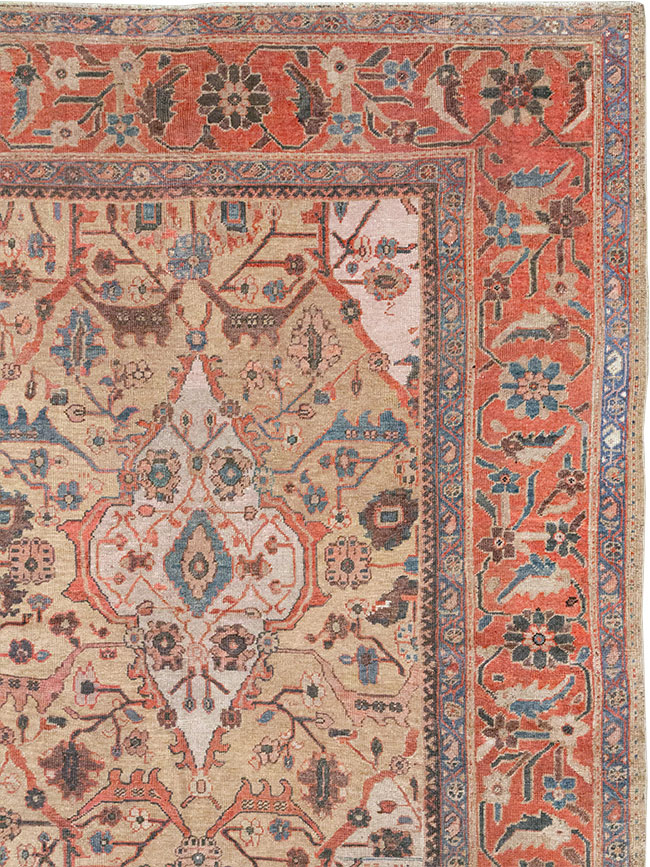 Antique Persian Sultanabad Oversize Carpet, No.31109 - Gsblank