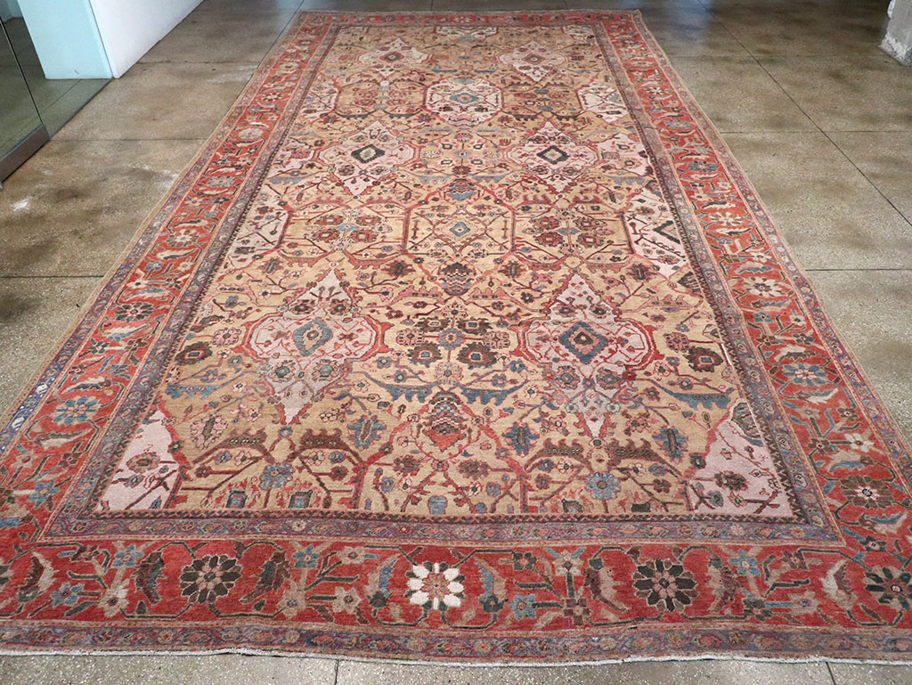 Antique Persian Sultanabad Oversize Carpet, No.31109 - Gsblank