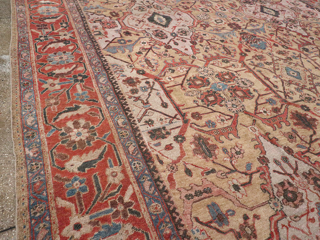 Antique Persian Sultanabad Oversize Carpet, No.31109 - Gsblank