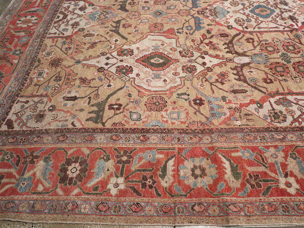 Antique Persian Sultanabad Oversize Carpet, No.31109 - Gsblank