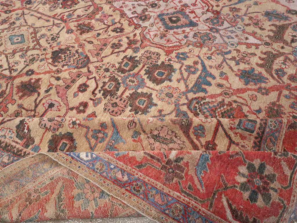 Antique Persian Sultanabad Oversize Carpet, No.31109 - Gsblank