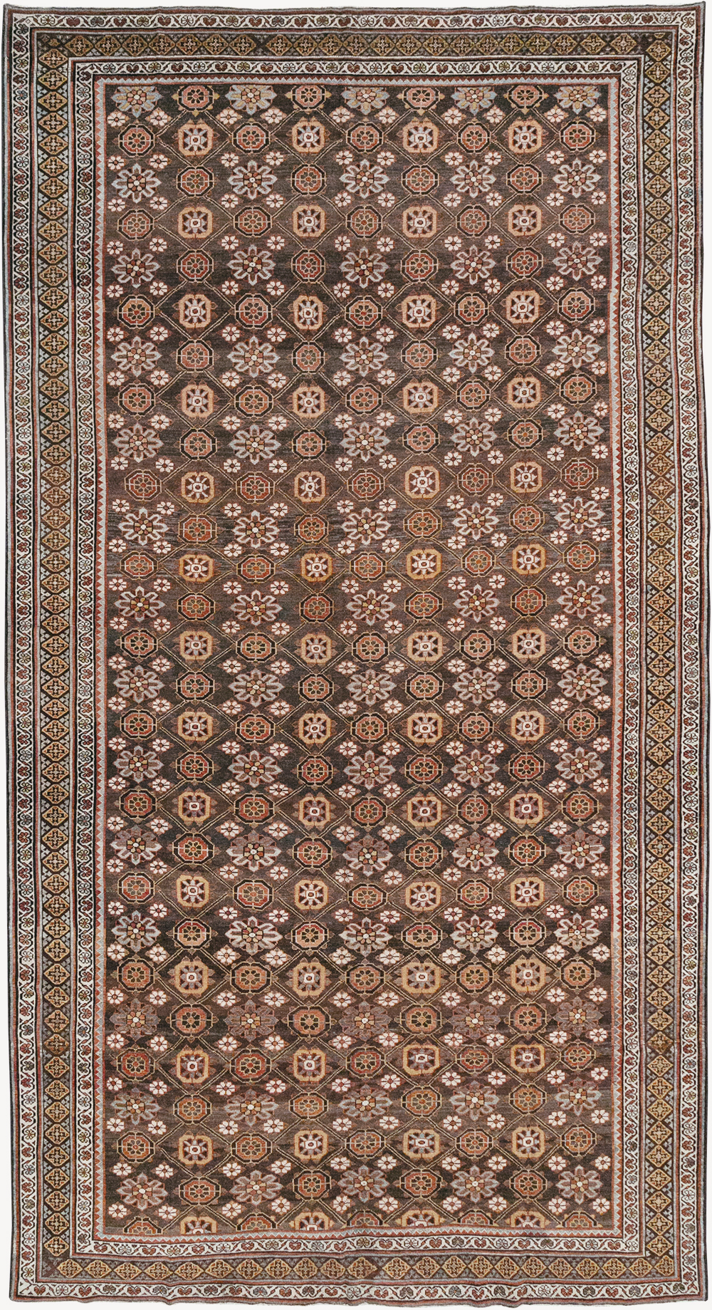 Antique Persian Kurd Gallery Carpet, No.31110 - Gsblank