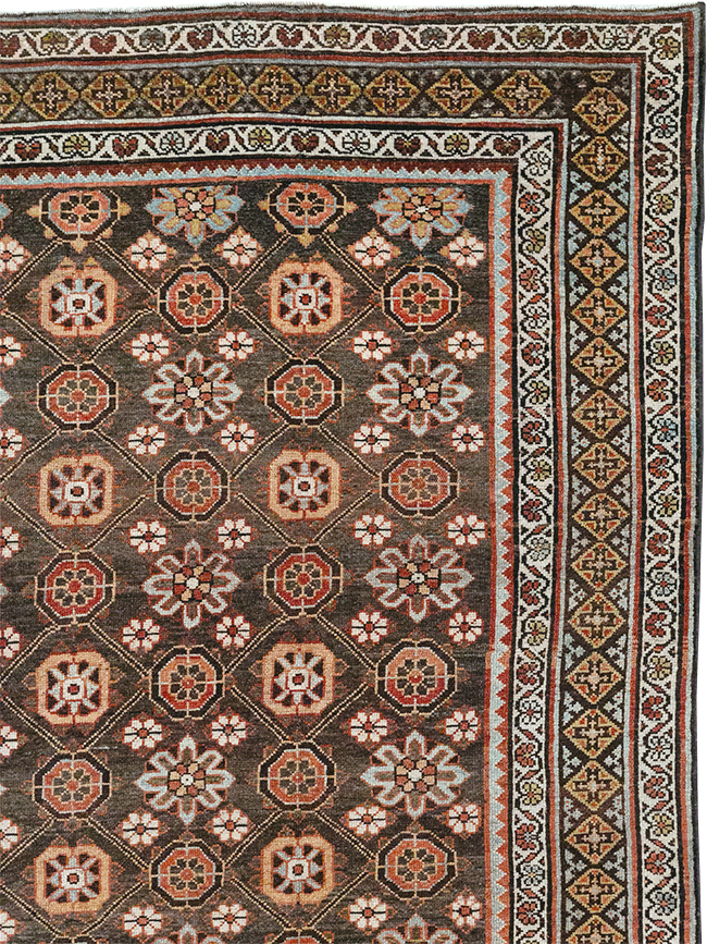 Antique Persian Kurd Gallery Carpet, No.31110 - Gsblank