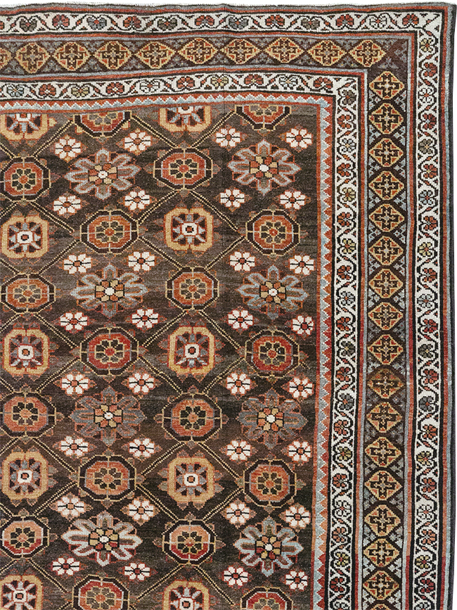 Antique Persian Kurd Gallery Carpet, No.31110 - Gsblank